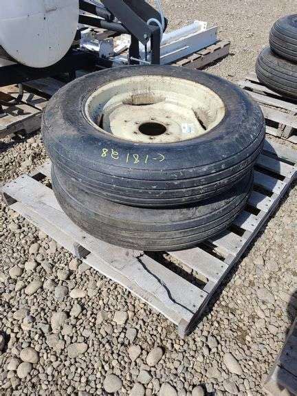 2 750x20 6 Bolt Rim Tires Yorkton Auction Centre