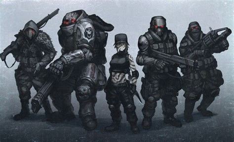 Team Assault Future Soldiers Arte De Personajes Arte De Anime