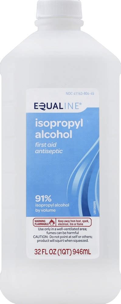 91 Isopropyl Alcohol Equaline 32 Fl Oz Delivery Cornershop By Uber