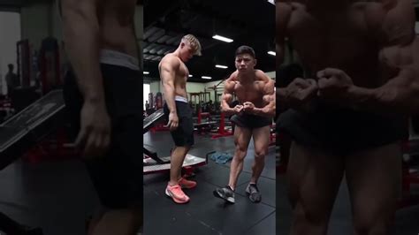 Oliver Forslin And Tristyn Lee Workout Posing Together 💪🔥 Shorts Youtube