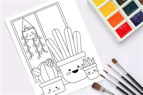 Kawaii Coloring Pages For a Calmer + Cuter 2021 - Sweet Softies