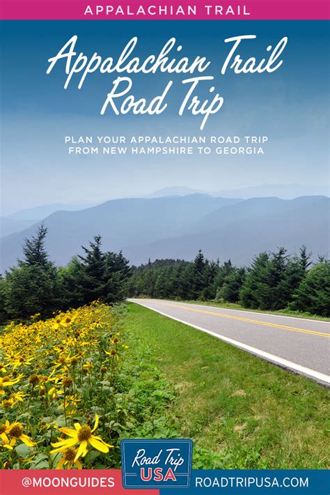 Appalachian Trail Driving Route Road Trip Usa