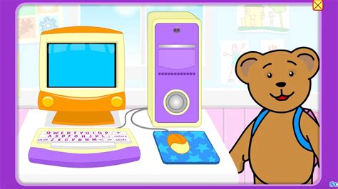 Backpack Bear Computer Starfall App Kids Songs Kids Songs Fall