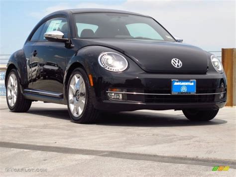 2013 Deep Black Pearl Metallic Volkswagen Beetle Turbo Fender Edition