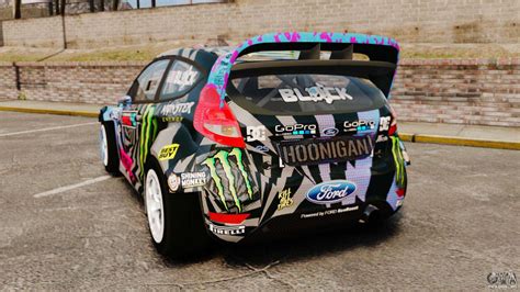 Ford Fiesta Gymkhana 6 Ken Block Hoonigan 2013 para GTA 4