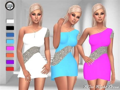 Marty P Mini Night Dress Sims 4 Downloads Mini Night Dress Sims 4