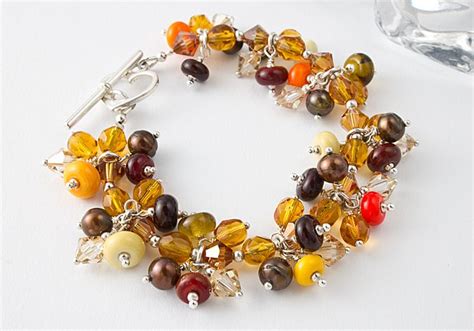 Tutti Frutti Charm Bracelet By Ciel Creations Lampwork Beads Charm