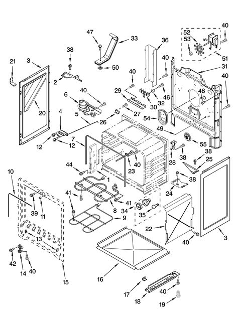 Whirlpool Electric Stove Parts Diagram
