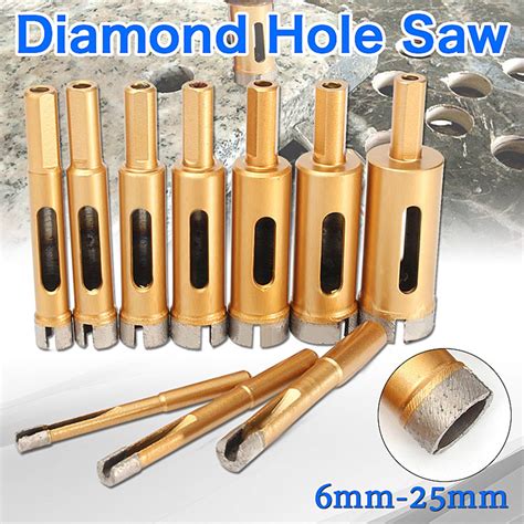 6mm 25mm Diamond Drill Bit Hole Saw Tile Glass Marble Glass Hole Cutter