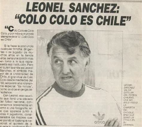 Ribera definió que los titulares son cano; Colo Colo de Todos on Twitter: "Leonel Sanchez campeón con ...