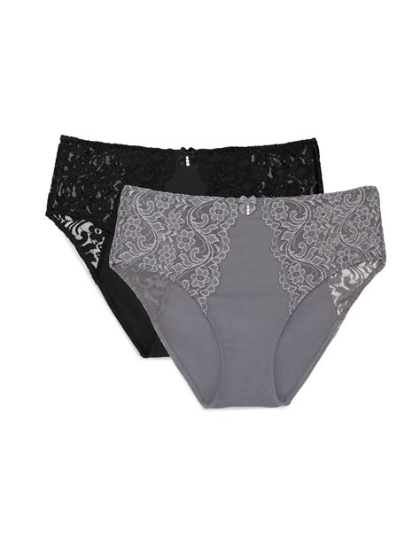 smart and sexy smart and sexy women s signature lace high waisted panty 2 pack style sa1380