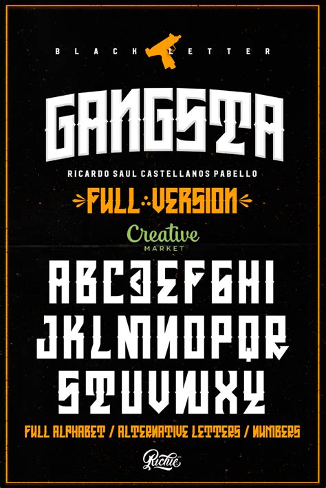 Graffiti letters and fonts symbols & emoji. Download Gangsta font | fontsme.com