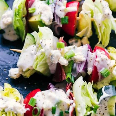 Wedge Salad Skewers Recipe Princess Pinky Girl