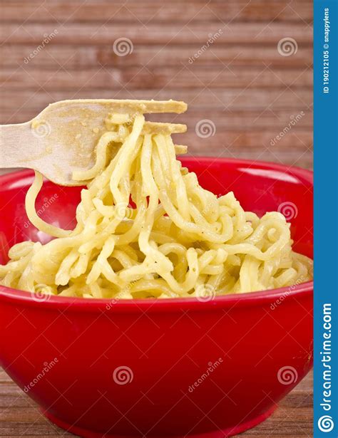 A Bowl Of Noodles Stock Image Image Of Noodles Food 190212105