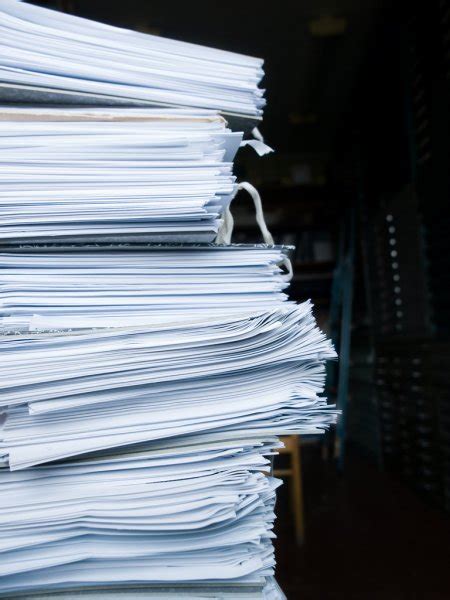Stack Of Archive Files Stock Image Everypixel