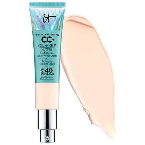 It Cosmetics Fair Light Cc Cream Oil Free Matte With Spf 40 Review
