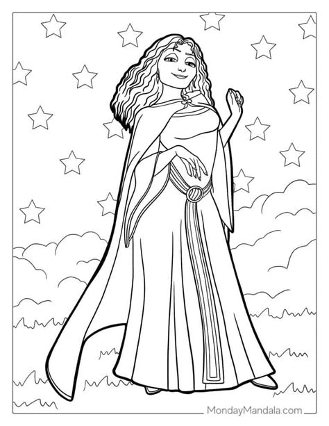 Tangled Coloring Pages Free Pdf Printables