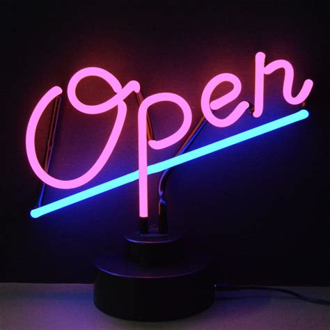 Open Neon Sculpture Neon Neon Lighting And Lights