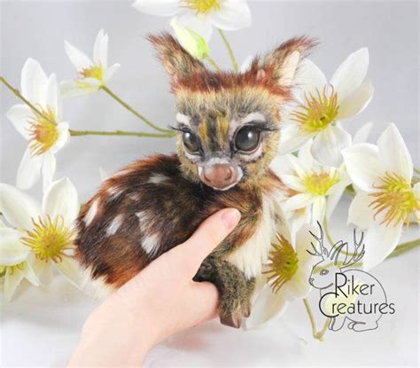 Sample Work Teacup Fawn Poseable Fantasy By Rikercreatures Cute Fantasy