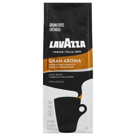 Save On LavAzza Gran Aroma Light Roast 100 Arabica Coffee Ground