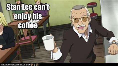Image 51324 Stan Lee Asking For Coffee Know Your Meme