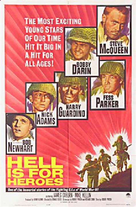 Hell Is For Heroes Original 1962 Us One Sheet Movie Poster