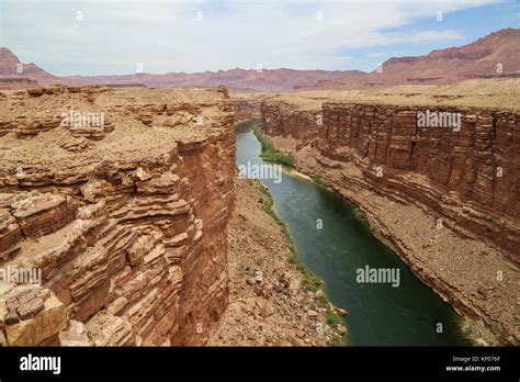 The Colorado River In The Gorge At Marble Canyon Az Stock Photo Alamy