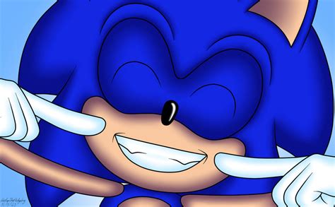 Sonic Says Smile By Stefanthehedgehog On Deviantart