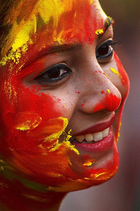 Holi Colour Face Wallpapers Wallpaper Cave