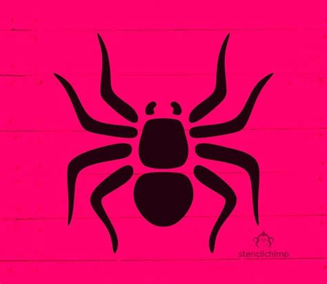 Listing547924922diy Halloween Art Stencil Spider