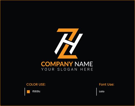 Zh Logo Design On Behance