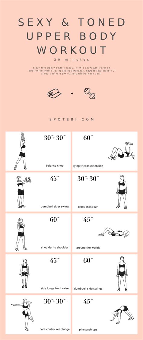 Upper Body Workout Gym Upper Body Strength Workout Workout Hiit