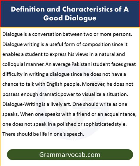 Basic Rules For Dialogue Writing How To Write Dialogue Grammarvocab 2022