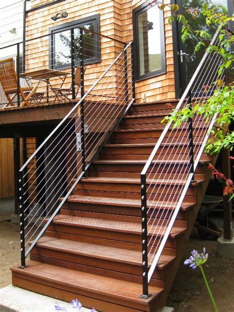 You can completely transform your old stairs railing into a unique, stylish railing that will blow everyone's mind. The 35 Best Ideas for Diy Outdoor Stair Railing - Home, Family, Style and Art Ideas