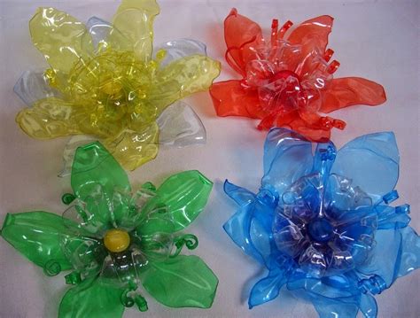 Recycle Flower Craft With Plastic Bottle ~ Kids Origami Instructions Easy