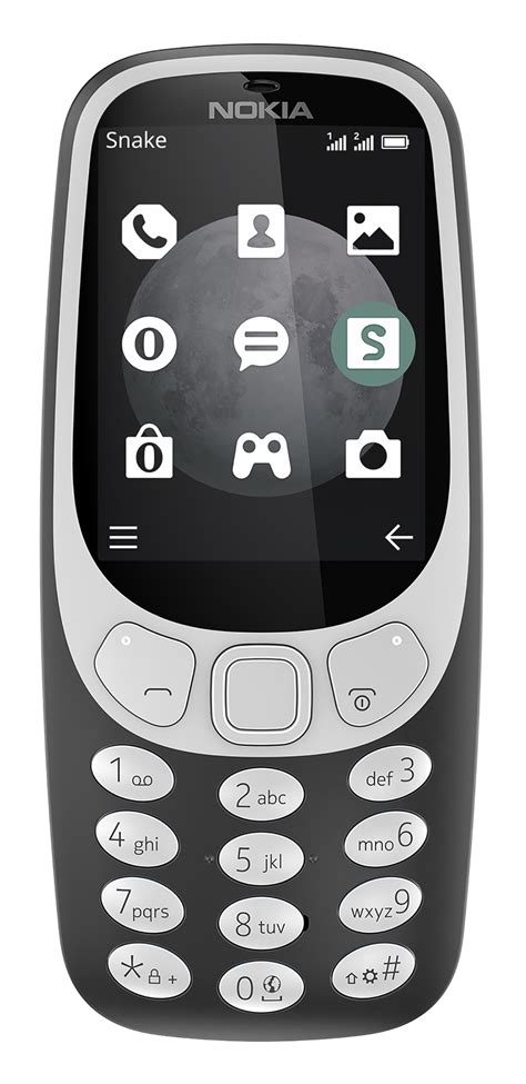 Restored Nokia 3310 Ta 1036 Unlocked Gsm 3g Android Phone Charcoal