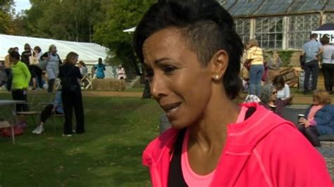 Olympic Champion Dame Kelly Holmes Cut Herself Daily Bbc News