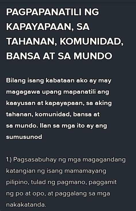 Bilang Isang Mag Aaral Ano Ang Iyong Gagawin Upang Mapanatili Ang