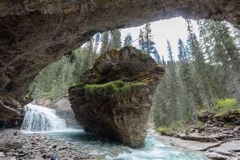 How To Find The Secret Cave At Johnston Canyon Banff National Park