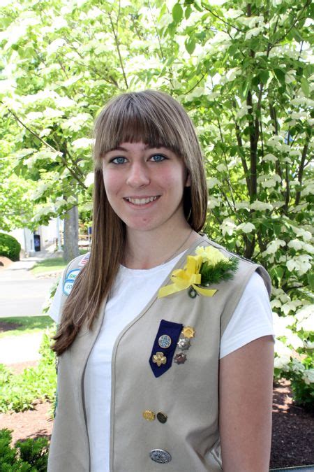 Emily Tarini Earns Gold Award For Scouting Shelton Herald Girl