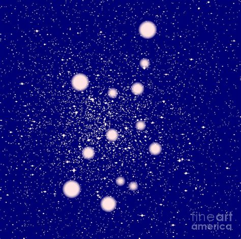 Constellation Of Virgo Digital Art By Bigalbaloo Stock Fine Art America