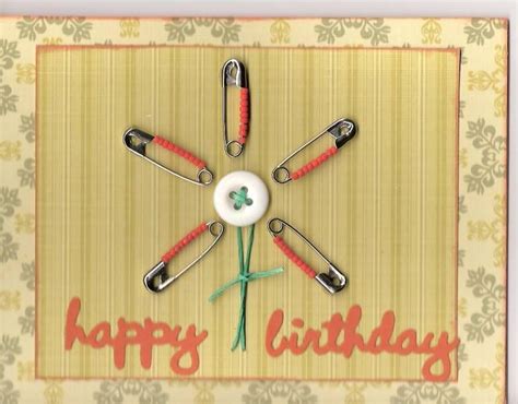 Happy Birthday Pin Card Birthday Pins Pin Card Cards