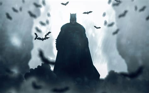 Download 1920x1200 Wallpaper Batman Bat Cave Bats Silhouette