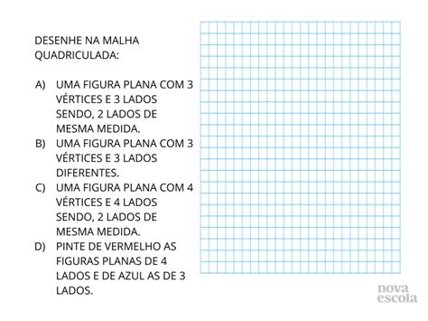 Atividade Malha Quadriculada 2 Ano