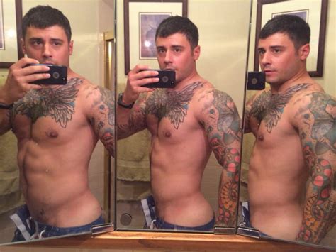 A Naked Guy Dick Balls And Tattoos Make A Good Mix