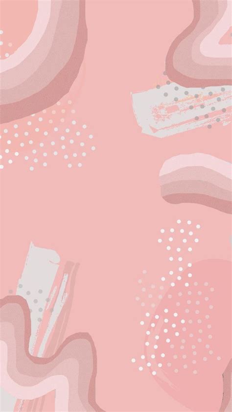 Soft Pink Drawing To Be Used As A Background On A Smart Phone The