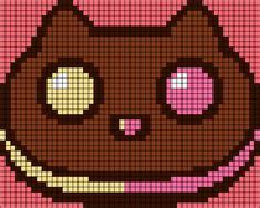 Find this pattern and other steven universe patterns on my blog crossstitchquest.wordpress.com. Steven Universe Cookie Cat Pixel Art | Pixel art, Pixel ...
