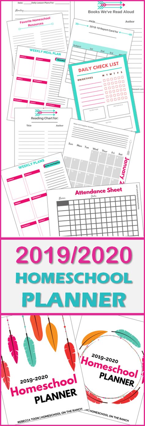 20192020 Printable Homeschool Planner Smart Mom At Home