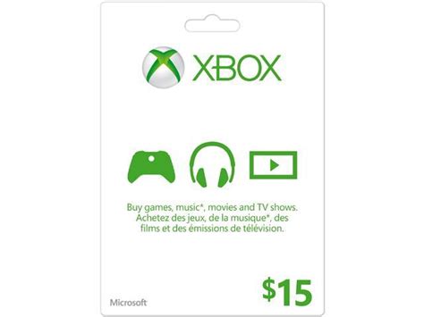 We did not find results for: Microsoft XBOX $15 Gift card - Newegg.ca