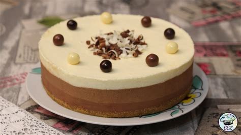 Tarta Mousse De Tres Chocolates Fácil Deliciosa Y Sin Horno Youtube